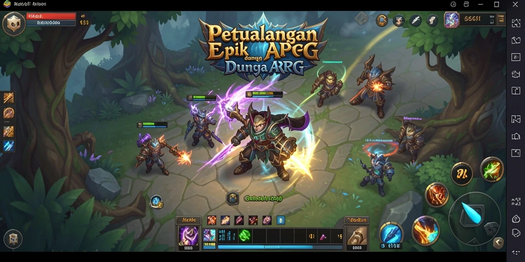 Tampilan gameplay menakjubkan dari 666I dalam petualangan ARPG.