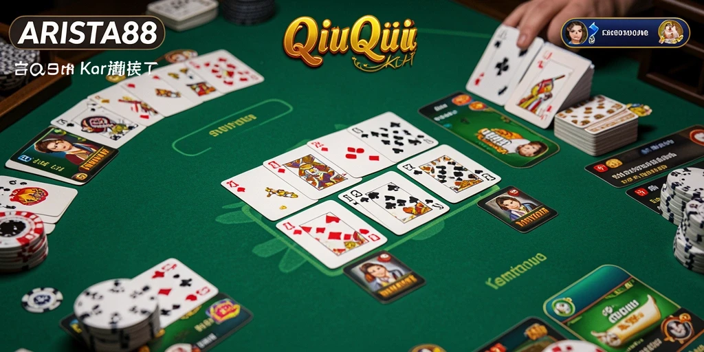 Screenshot gameplay QiuQiu yang memperlihatkan aksi seru.