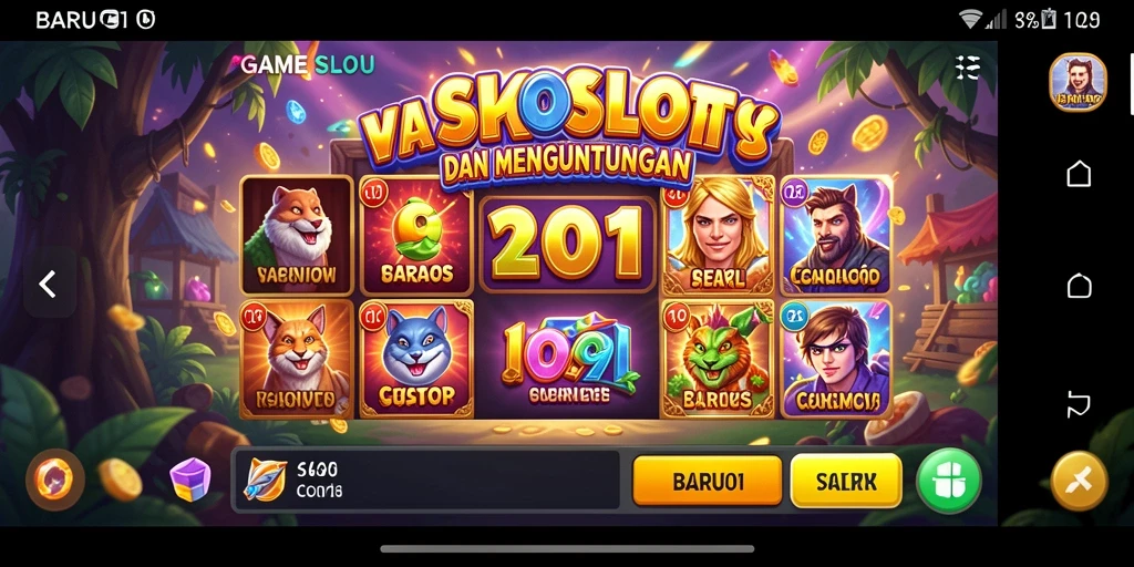 Tangkapan layar menampilkan gameplay menarik dari BARU01.