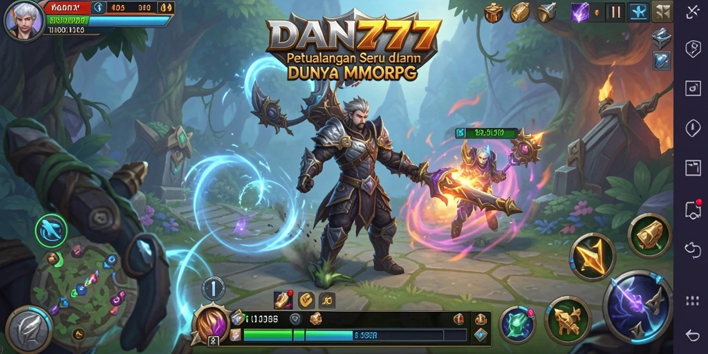 Tampilan gameplay seru di dunia fantastis DAN777.
