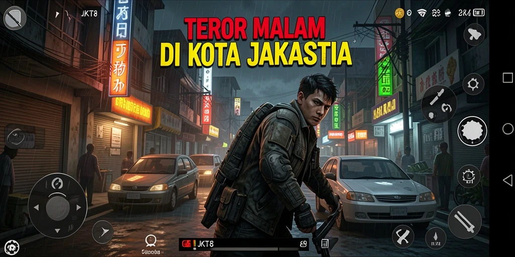 Gameplay seram dengan atmosfer mencekam di JKT8.