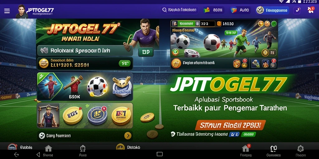 Tampilan antarmuka pengguna JPTOGEL77 yang intuitif dan menarik.