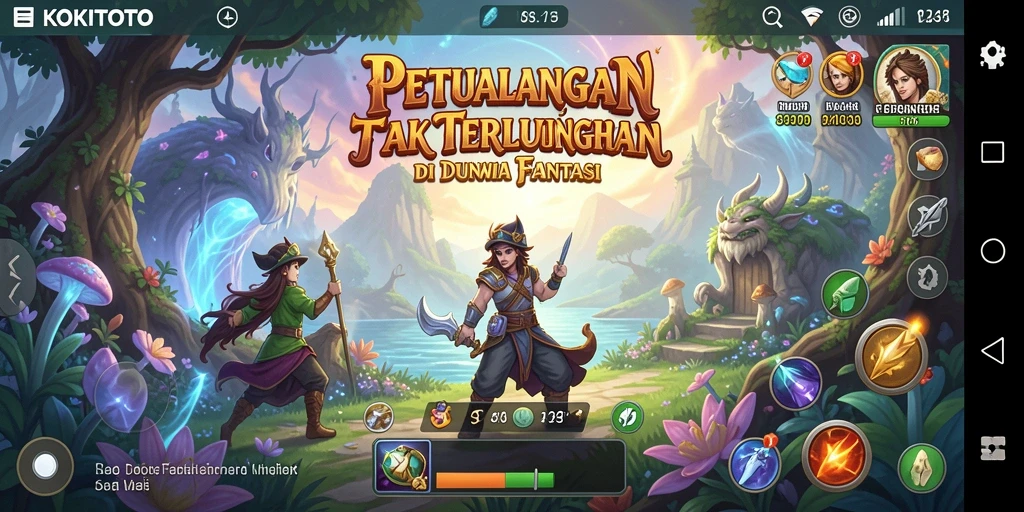 Tampilan gameplay KOKITOTO yang memukau dan penuh aksi.