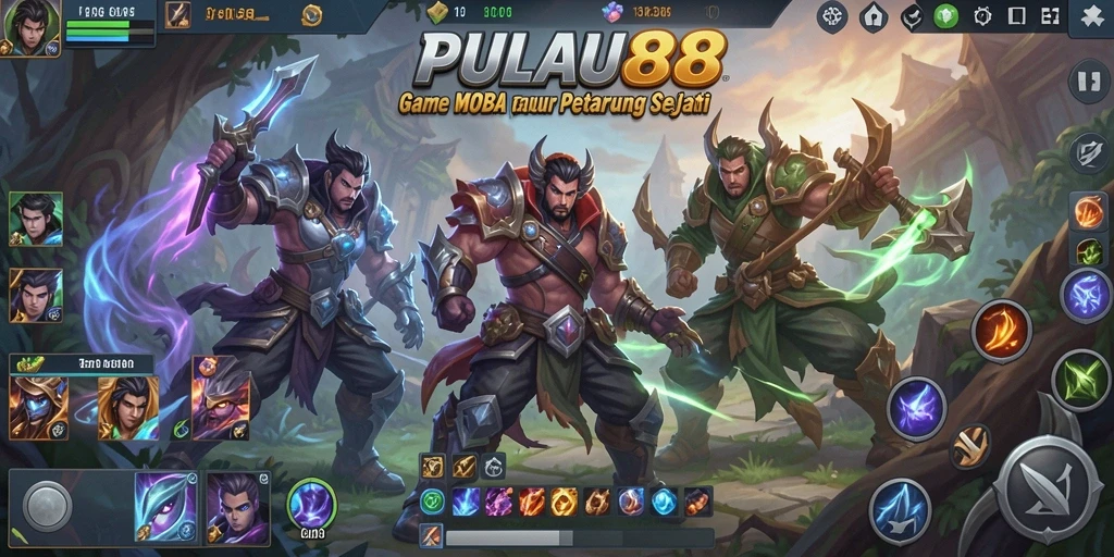 Tampilan gameplay PULAU88 yang intens dan strategis.
