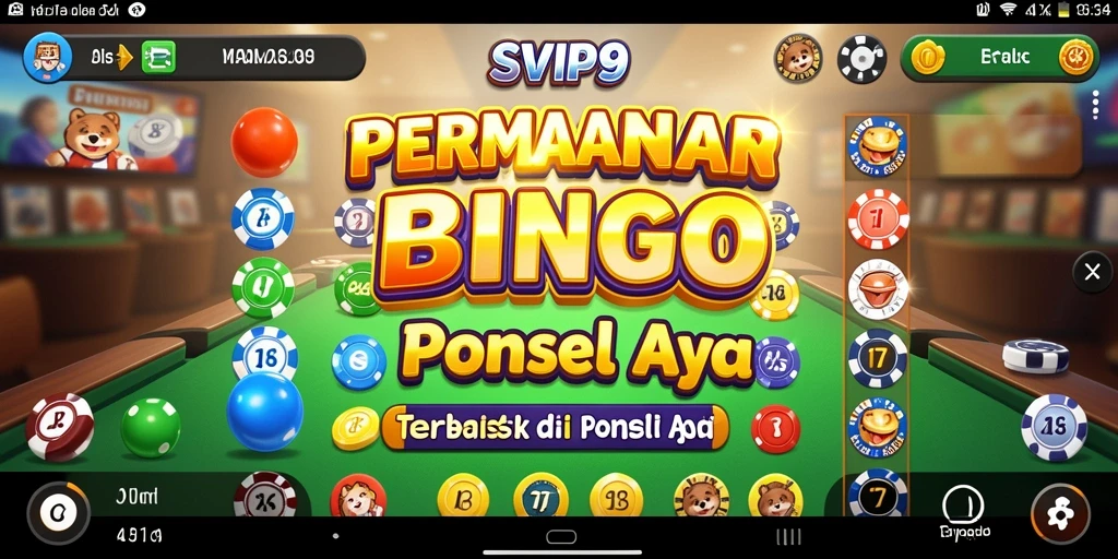 Tampilan gameplay Bingo yang seru dan interaktif di SVIP9.