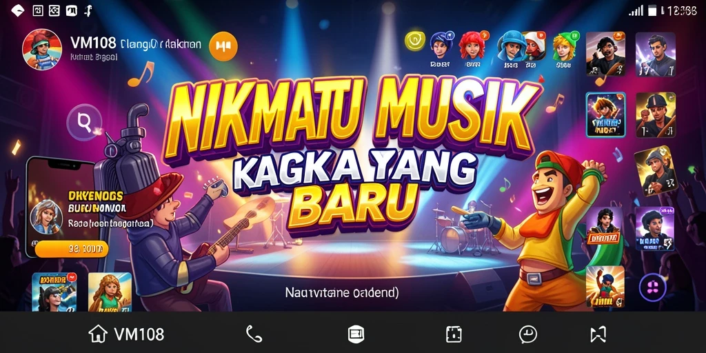Tampilan gameplay VM108 yang seru dan interaktif.