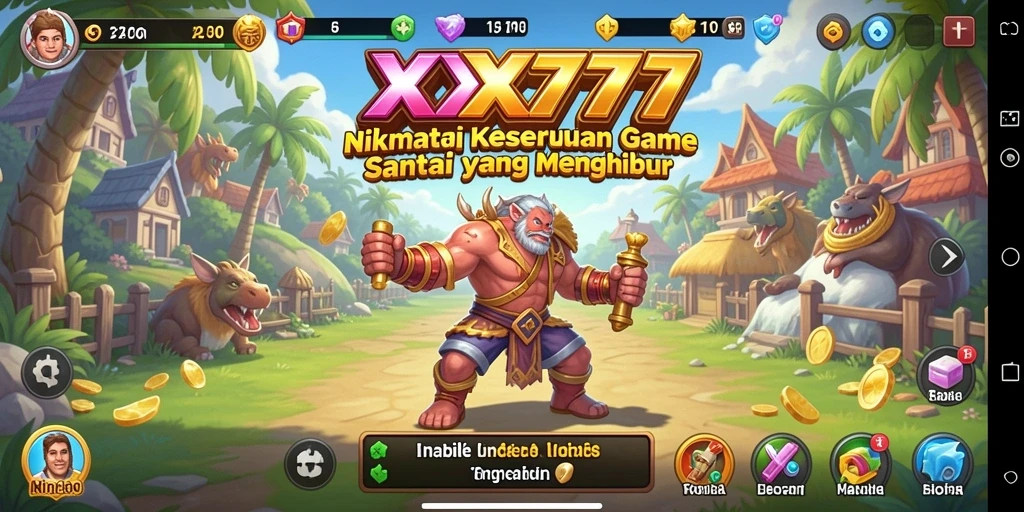 Tampilan gameplay <strong>XXX777</strong> yang seru dan menghibur.